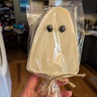 Ghost snack cake at Burrito Babe Bakery - Pop Up in Columbus