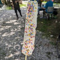 Vanilla with sprinkles "Ribz" at Burrito Babe Bakery - Pop Up in Columbus