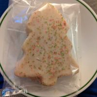 Vanilla Christmas tree cake at Burrito Babe Bakery - Pop Up in Columbus