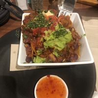 Nachos (vegan ) at Modaks Espresso in Dunedin