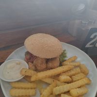 Cauliflower burger. Insanely good. at Modaks Espresso in Dunedin