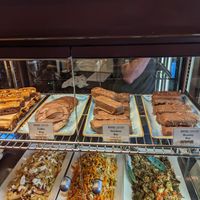 Everything on top row is vegan at Modaks Espresso in Dunedin