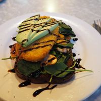 Modaks espresso, vegan breakfast toast  at Modaks Espresso in Dunedin