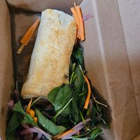 Vegan saucisse roll at Modaks Espresso in Dunedin