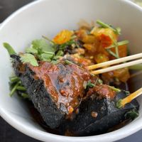 Stinky tofu  at Huangji Changsha Stinky Tofu in Dali