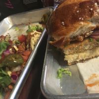 vegan tots and chuck-fu at Wurst Bar in Ypsilanti