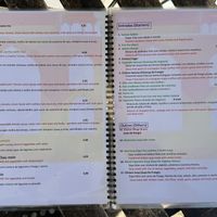 Menu p3 in green the vegan options  at Sabor do Nepal in Lisbon