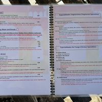 Menu p4 in green the vegan options  at Sabor do Nepal in Lisbon
