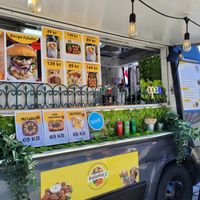 Food truck front at Falafel ji in Oslo