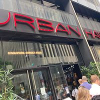 Entrance to food hall at Jakarta Munch in New York City