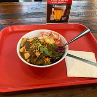 Vegan bowl with tofu at Jakarta Munch in New York City