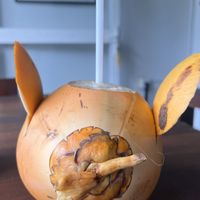 King coconut  at New Hummus in Matara