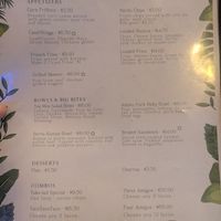 Menu at TacoTaco in Toronto