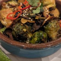 Brussel sprouts from seasonal menu at True Food Kitchen - The Forum Shops at Caesars in Las Vegas