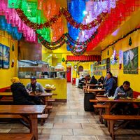 Inside of Taqueria Cancun at Taqueria Cancun - Prita Hotel in San Francisco
