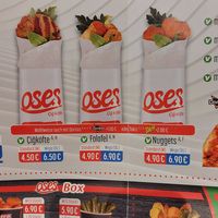 Wraps at Oses Cig Köfte in Mainz