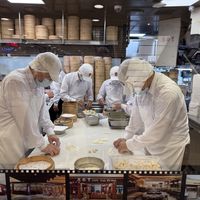 Making of the xiaolongbao!  at Din Tai Fung - 鼎泰豐 in Taipei