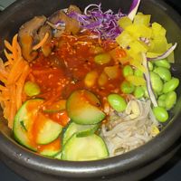 Vegan bibimbap  at Sun and Moon Eatery in Launceston