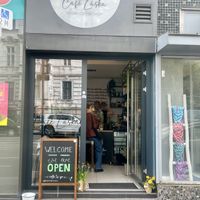 Outside   at Café Láska in Vienna