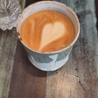 Oat cappucino at Café Láska in Vienna