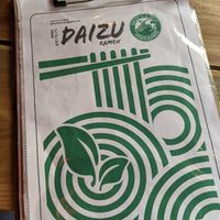menu at Daizu Ramen in Berlin