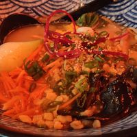 Spicy (but not at all) spicy tantan ramen at Daizu Ramen in Berlin