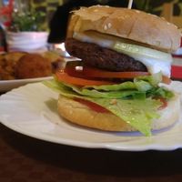 burger  at Mr. Hau in Prague