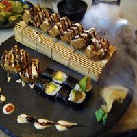 Veggie sushi platter at Papavy in Dahn