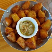Papas bravas at Cobar in Bauru