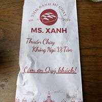 Packaging  at Tiệm Bánh Mi Chay Ms Xanh in Da Nang