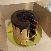 the chocolate cake  at Sophie Sucree in Montreal