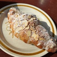 Almond croissantt  at Sophie Sucree in Montreal