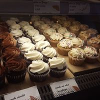So many cupcakes! at Sophie Sucree in Montreal
