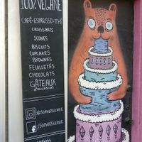 Front door. at Sophie Sucree in Montreal