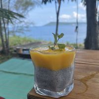Mango chia pudding   at Dragonfly Guesthouse in Sihanoukville