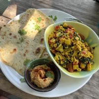 Shakshuka au tofu  at Dragonfly Guesthouse in Sihanoukville