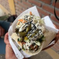   at Falafel el Loco in Mazunte
