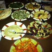 Fantastic spread of side dishes.  at The Cedar Grill in Newmarket
