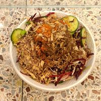 Shiitake mushroom 'meat' at Fishbowl - QV in Melbourne