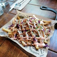 The Yaya fries at Mad Mad Vegan - Barcelona in Barcelona