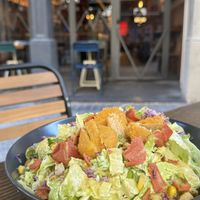 Chicken Cesar Salad.  This was my only disappointment. Lettuce tasted like it had been sitting out.  Needed to be chilledd  at Mad Mad Vegan - Barcelona in Barcelona