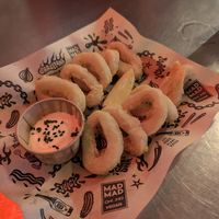 Calamari at Mad Mad Vegan - Barcelona in Barcelona