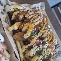 Berlin vegan wurst at Mad Mad Vegan - Barcelona in Barcelona