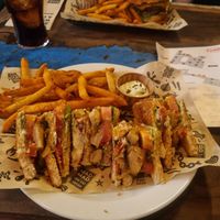 club sandwich at Mad Mad Vegan - Barcelona in Barcelona