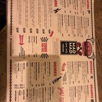 menu at Mad Mad Vegan - Barcelona in Barcelona