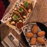 Taco original & croquetas at Mad Mad Vegan - Barcelona in Barcelona