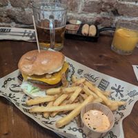 The Mad signature burger at Mad Mad Vegan - Barcelona in Barcelona