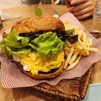 Teriyaki burger at This is Me Kitchen in Fujisawa