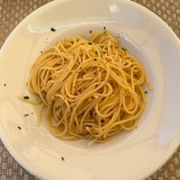 Spaghetti aglio e olio  at San Basegio in Venice