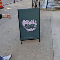 Sign at Parable Cafe in Columbus